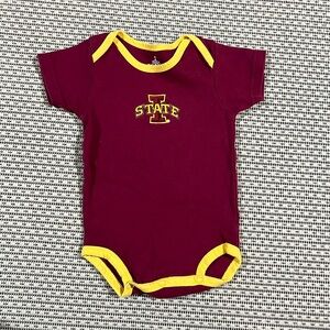 Iowa State short sleeve onesie, size 3-6 months